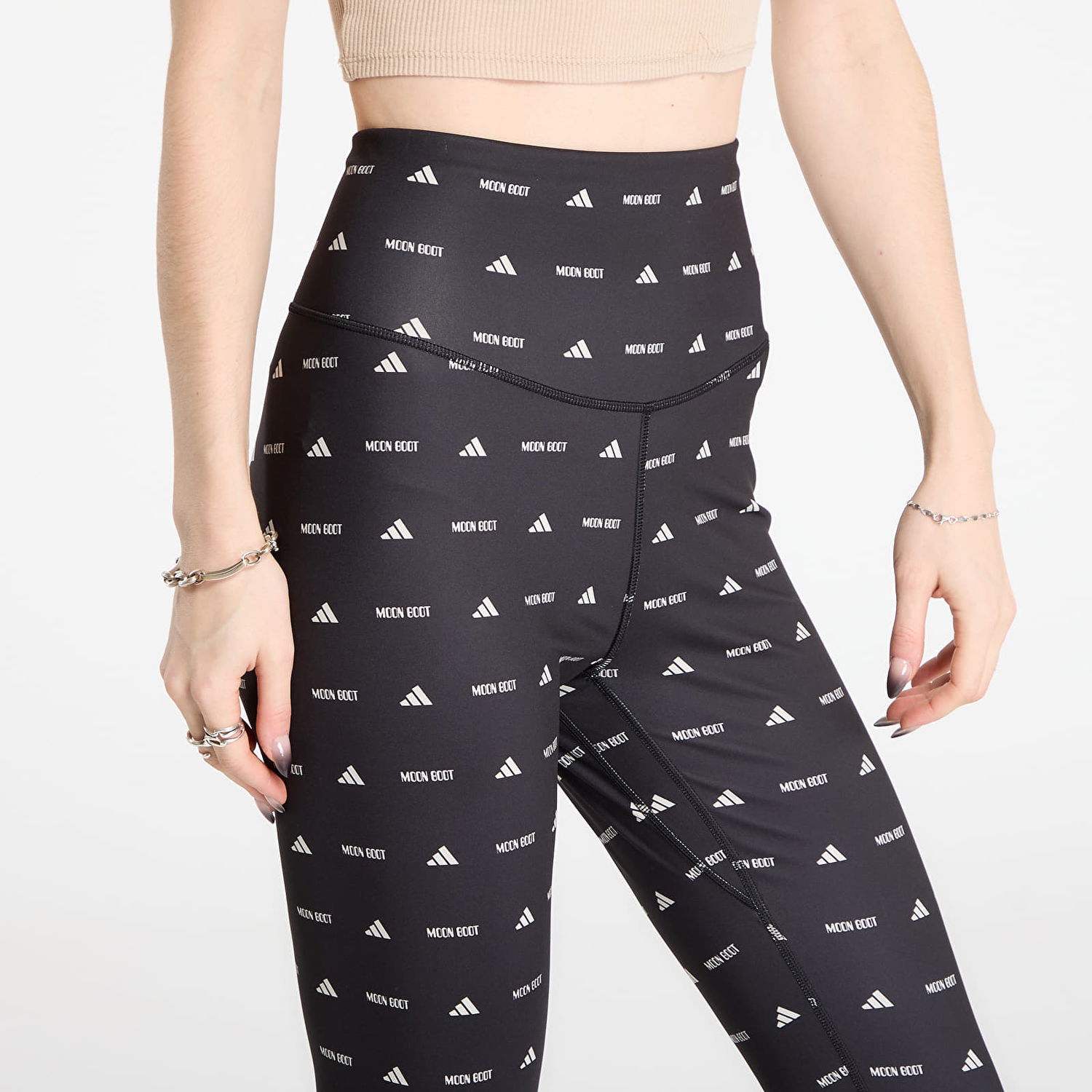 Клинове adidas Performance adidas x Moonboot All-Over Print Leggings Черно | JM8912, 1