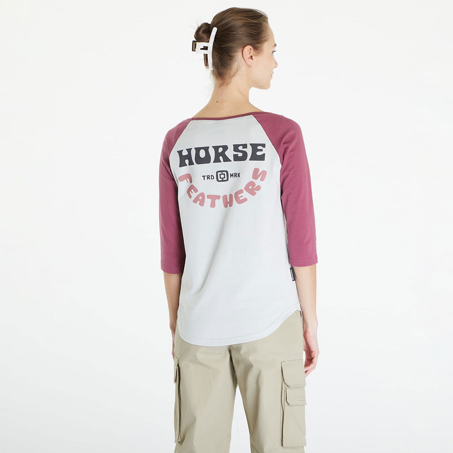 Тениска Horsefeathers Oly Top Cement Сиво | SW894G, 1