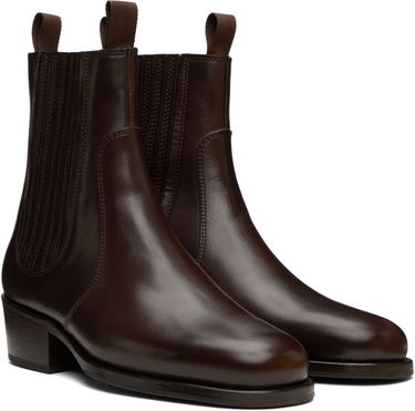 Облекло LEMAIRE Lemaire Leather Chelsea Boots Кафяво | FO0149 LL0106, 3