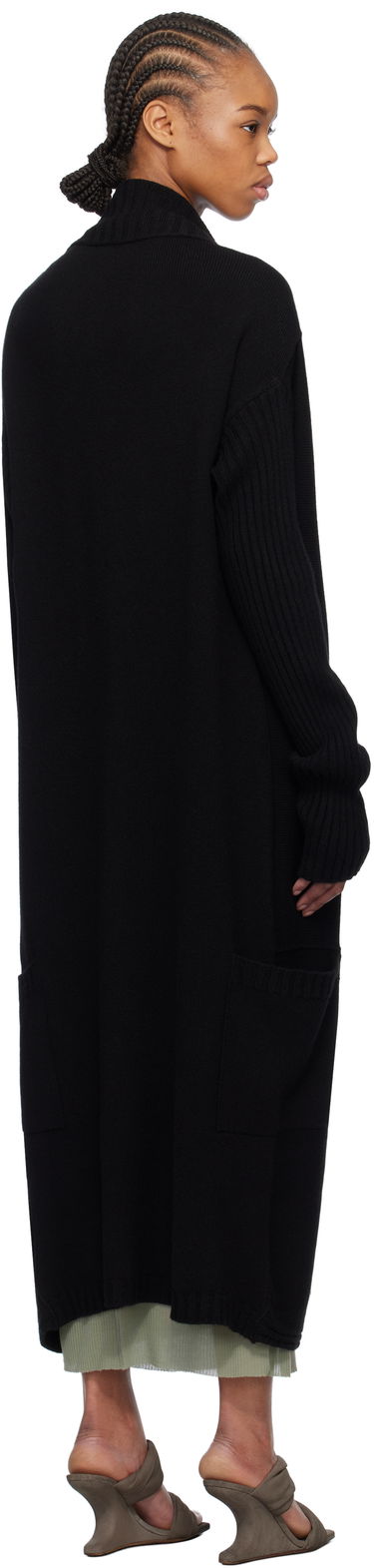 Пуловер Rick Owens Rick Owens Hollywood Dafne Robe Cardigan Черно | RP01E7667 KLWS, 2
