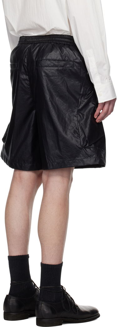 Къси панталони Solid Homme Solid Homme Coated Shorts Черно | S251PT93, 2