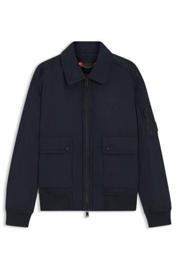 Яке бомбър BOSS Bomber Jacket with Detachable Liner Тъмно синьо | 50543492, 0