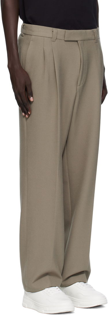 Панталони BOSS Relaxed Fit Double Pleat Trousers Зелено | 50551532, 2
