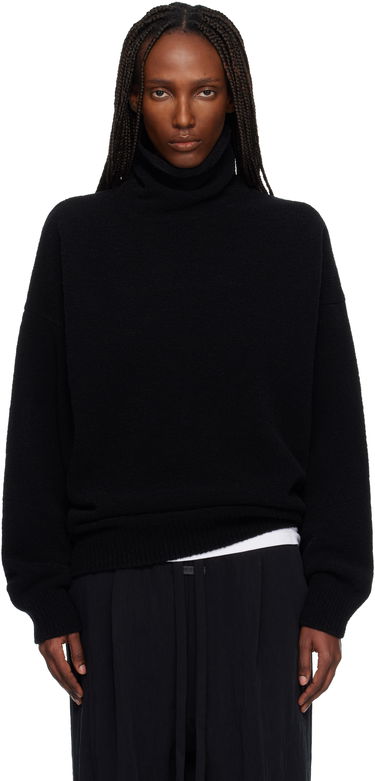 Пуловер Fear of God Textured Highneck Sweater Черно | FG25FW20-209WBO-001, 0