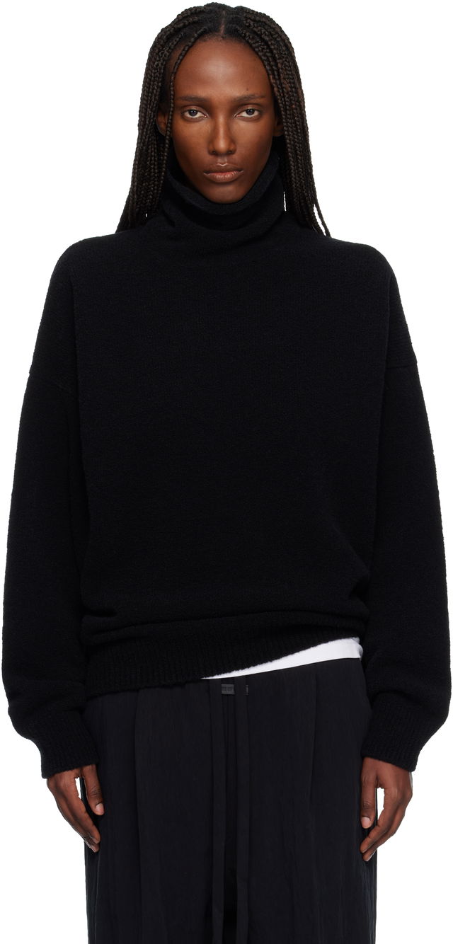 Textured Highneck Sweater