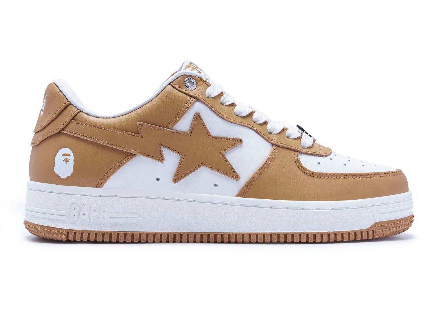 Кецове и обувки BAPE Bape Sta 2022 "White Beige" Бежово | 1I70-291-006/1I70-191-007, 0