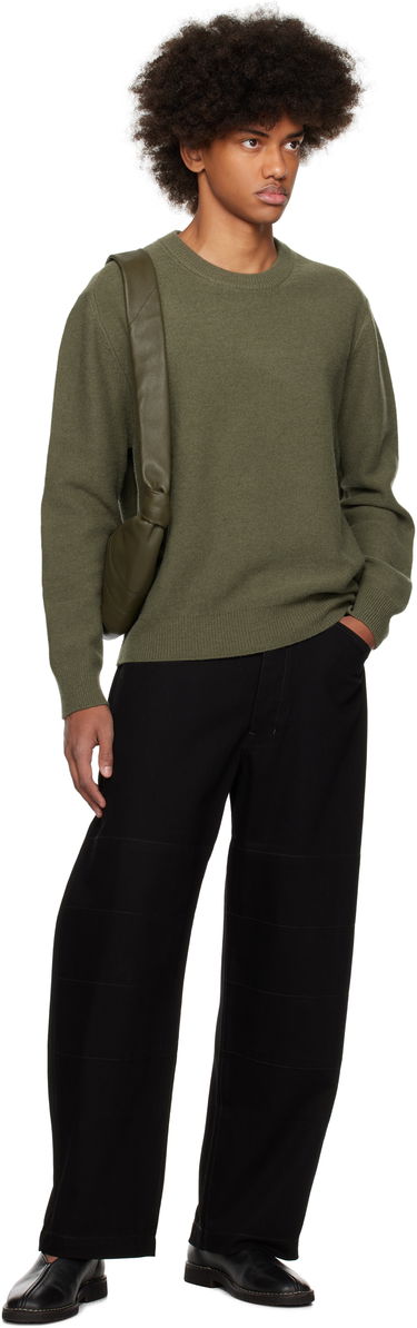 Пуловер LEMAIRE Crew Neck Sweater Зелено | TO1254 LK1026, 3