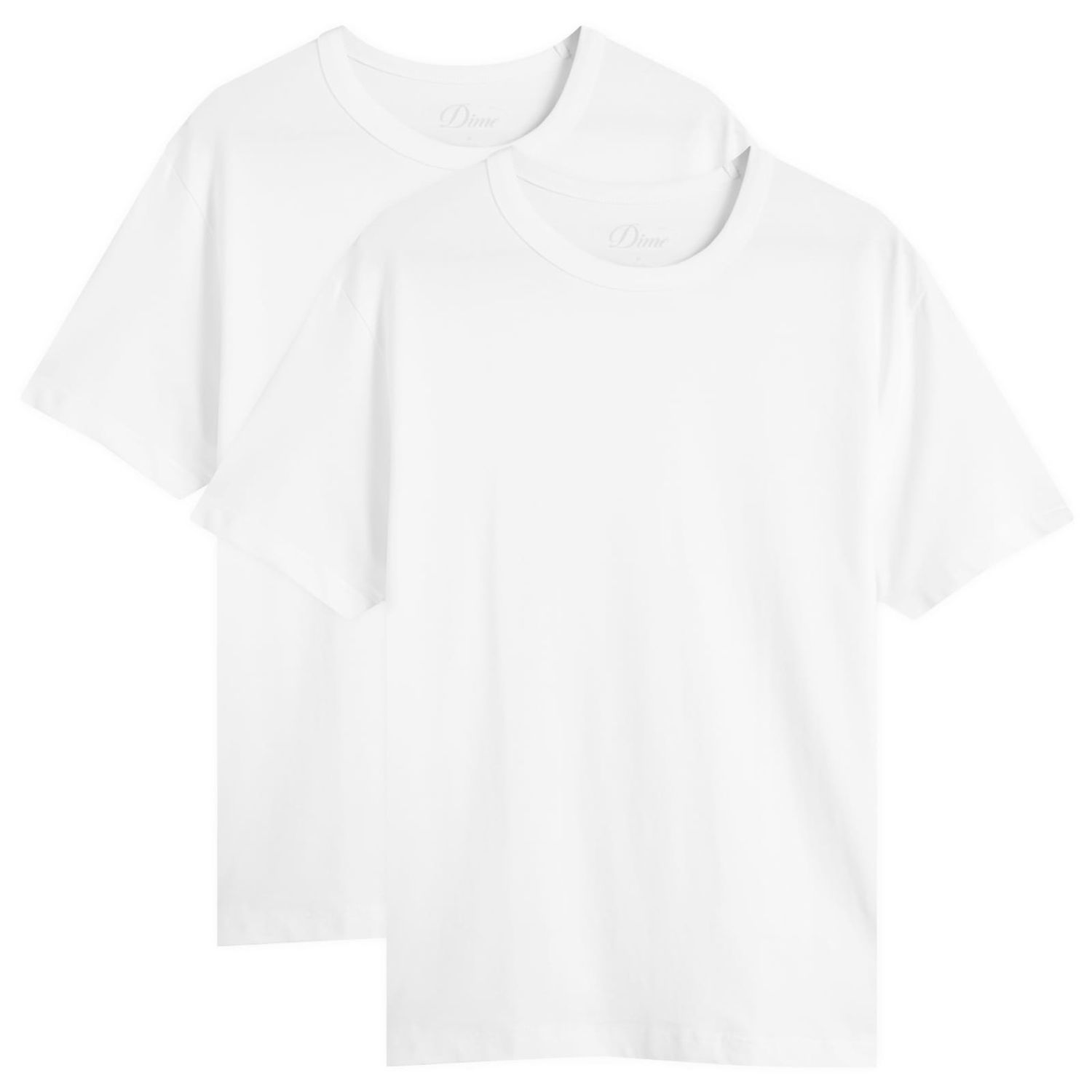 Тениска Dime Dime Classic 2 Pack T-Shirts, Size Large Бяло | DIMEFA2537WHT, 0