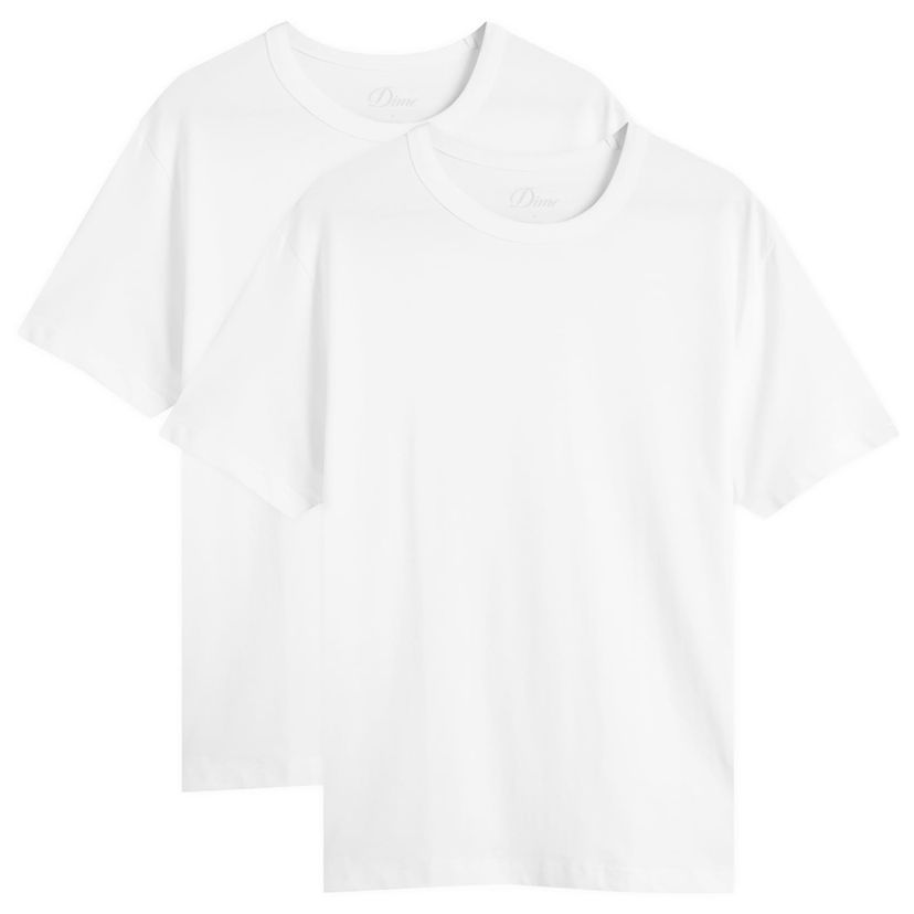 Тениска Dime Dime Classic 2 Pack T-Shirts, Size Large Бяло | DIMEFA2537WHT
