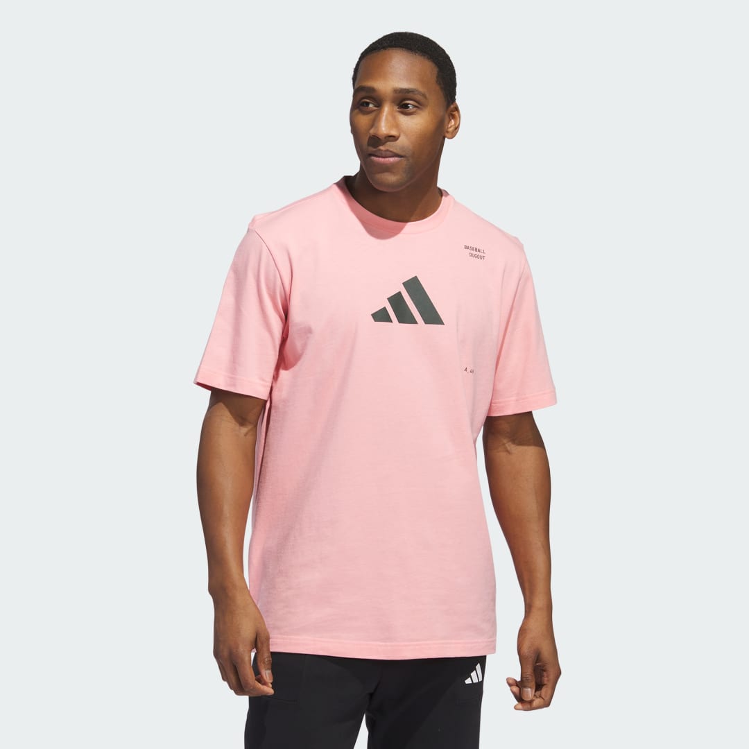 Тениска adidas Performance Baseball Graphic Розово | IY5525, 0