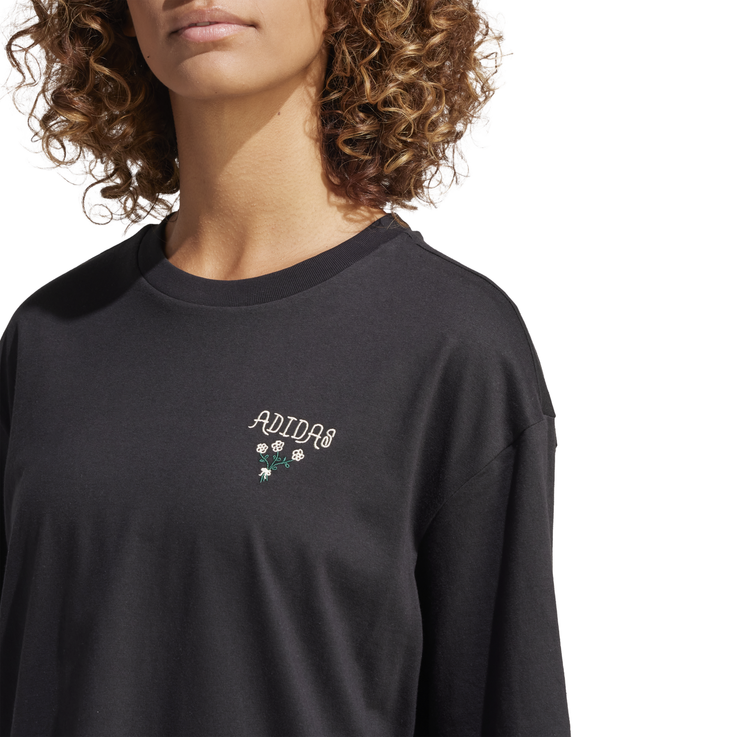 Тениска adidas Performance Mini Graphic Loose Fit T-Shirt Черно | JM0449, 1