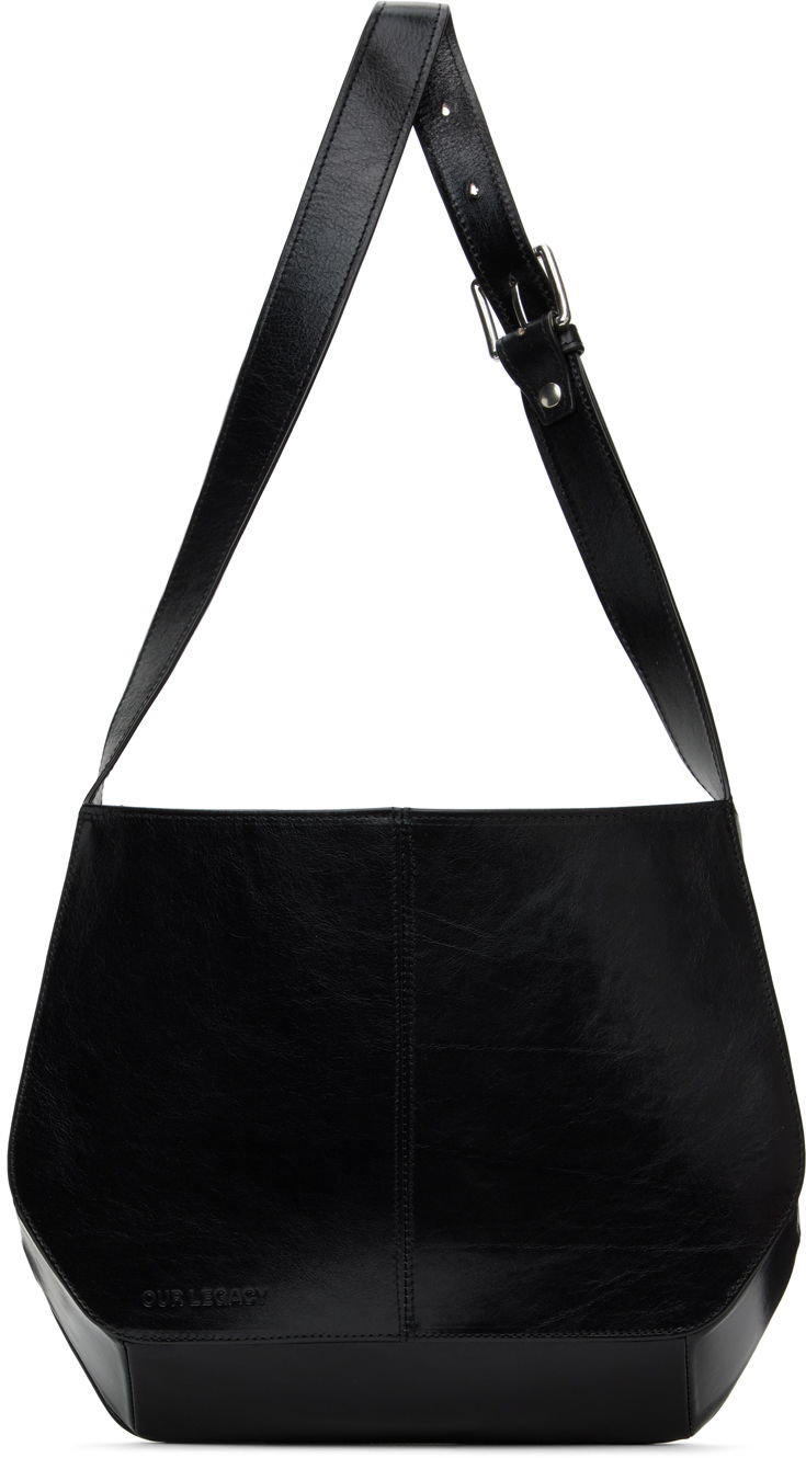 Чанта през рамо OUR LEGACY Flat Bag Черно | A4248FT, 0