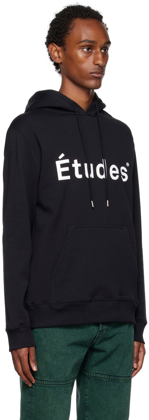 Суитчър Études Klein Logo Hoodie Черно | C00ME250OC16BK, 1