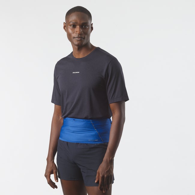 Чанта за кръста Salomon Stretch Running Belt Синьо | LC2462000, 0