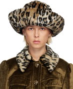 Anna Sui Faux Leopard Hat