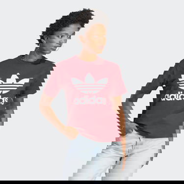 Тениска adidas Originals Adicolor Classics Trefoil Бургунди | IB7422, 0