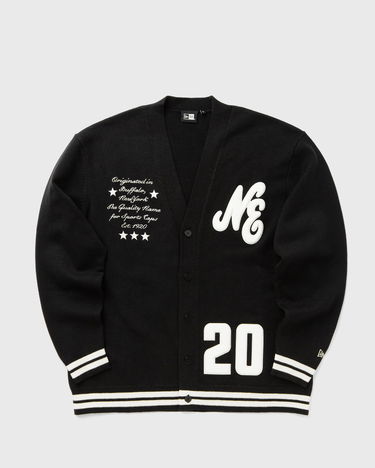 Пуловер New Era Knit Cardigan Черно | 60684383, 0