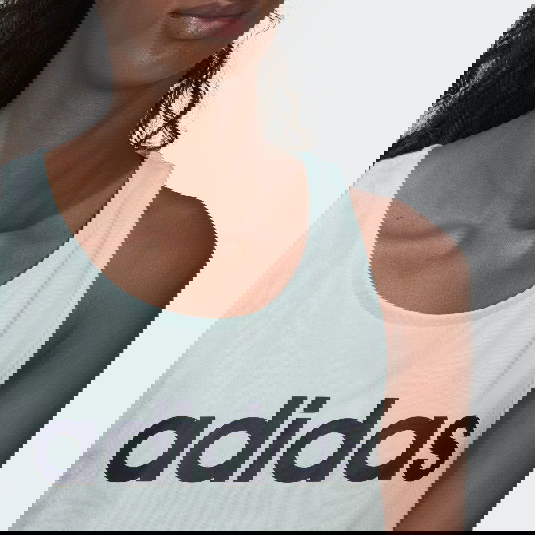 Потник adidas Originals LOUNGEWEAR Essentials Loose Logo Tank Top Тюркоазено | HD1683, 1