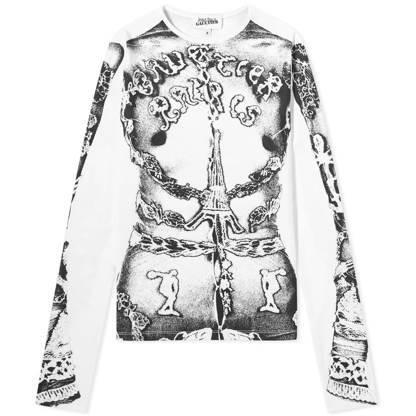 Тениска Jean Paul Gaultier Trompe L'Oeil Long Sleeve Top Многоцветен | 24-25-U-TO182-J546-0100