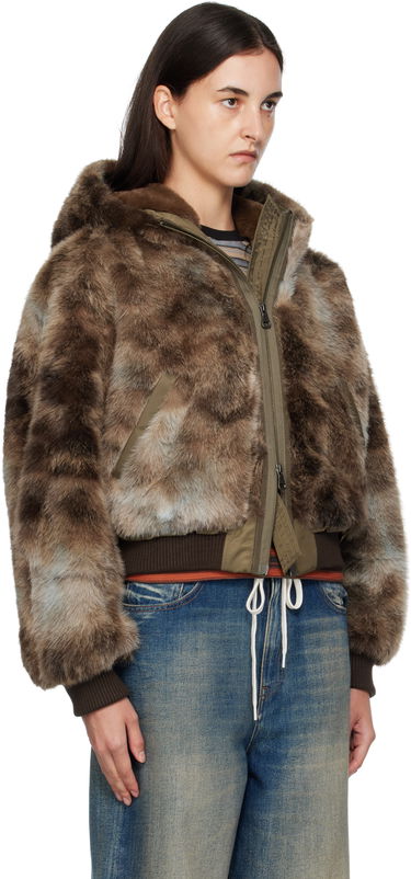 Яке Andersson Bell Andersson Bell Vanessa Faux-Fur Jacket Кафяво | awa728w, 4