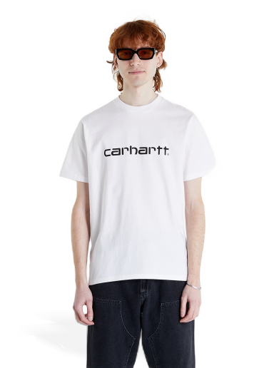 Тениска Carhartt WIP S/S Script Бяло | I031047.00AXX