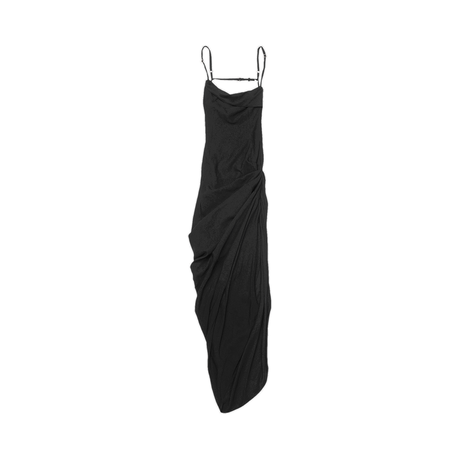 Pокля Jacquemus La Robe Saudade Longue Dress Черно | 211DR001 1020 990, 0