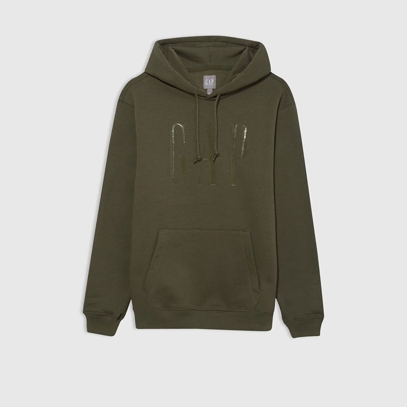 Яке GAP Shine Logo Hoodie Army Jacket Green Зелено | 829192-01