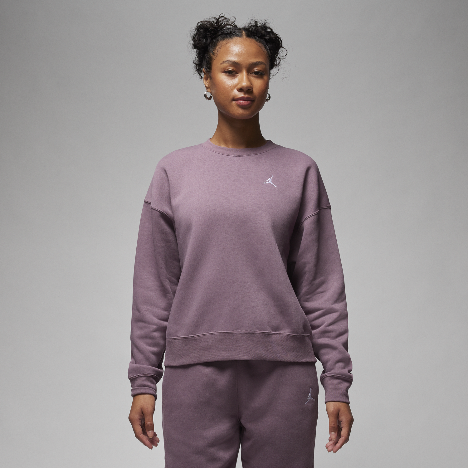 Суитчър Jordan Brooklyn Fleece Crew-Neck Лилаво | FN4491-508, 0
