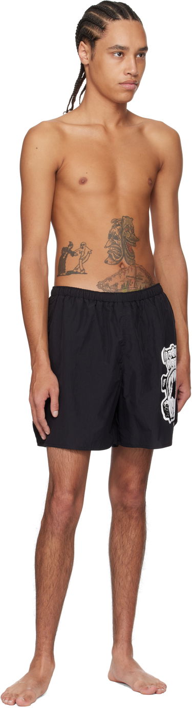 Бански Acne Studios Wonder Woman Swim Shorts Черно | BJ0026-, 3