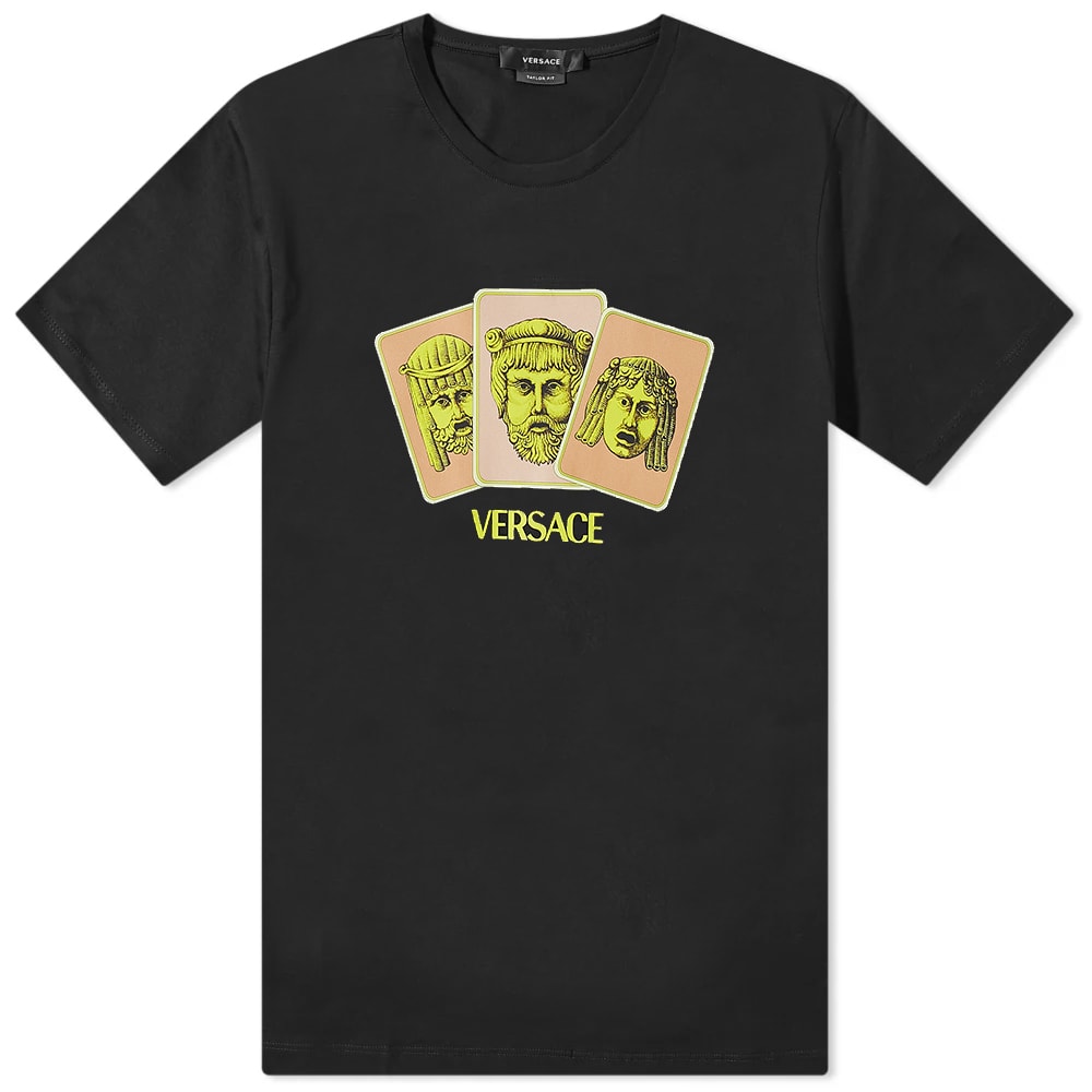 Тениска Versace Greek Masks Tee Черно | 1009329-1A06787-1B000, 0
