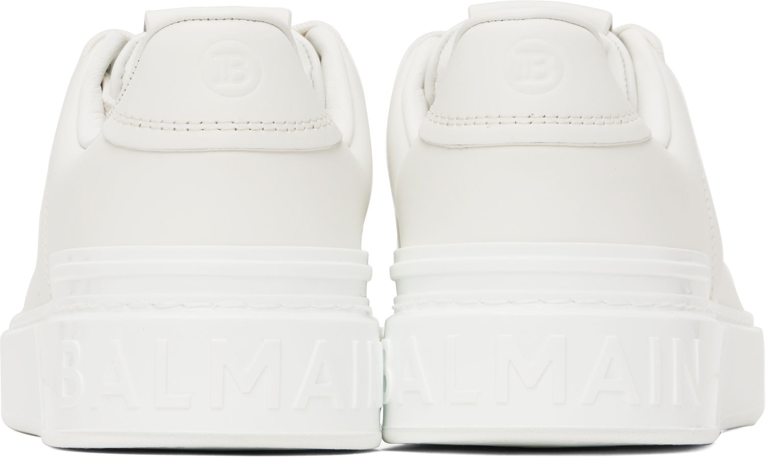 Кецове и обувки Balmain Balmain B-Court Бяло | DN1VI690LVTR, 1
