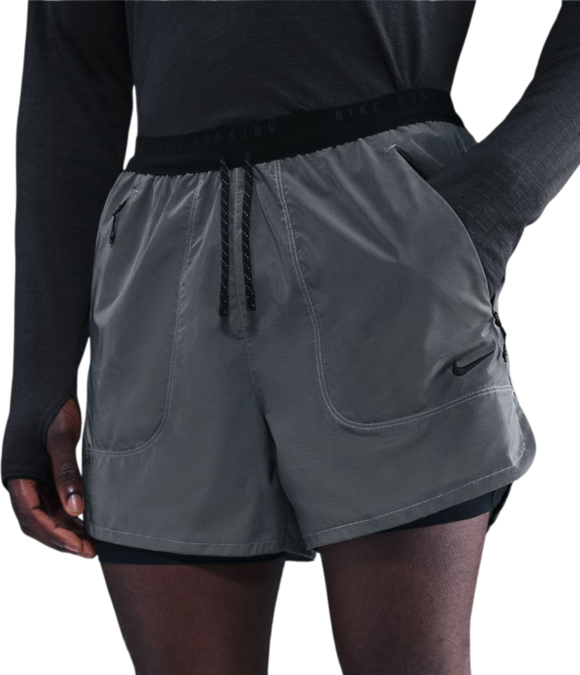 Къси панталони Nike Running Shorts Reflective 4inch 2in1 Сиво | im6267-010