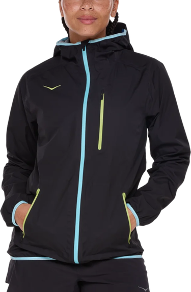 Ветровка Hoka One One Hoka Tecsky Waterproof Jacket Черно | 1156100-blk, 0