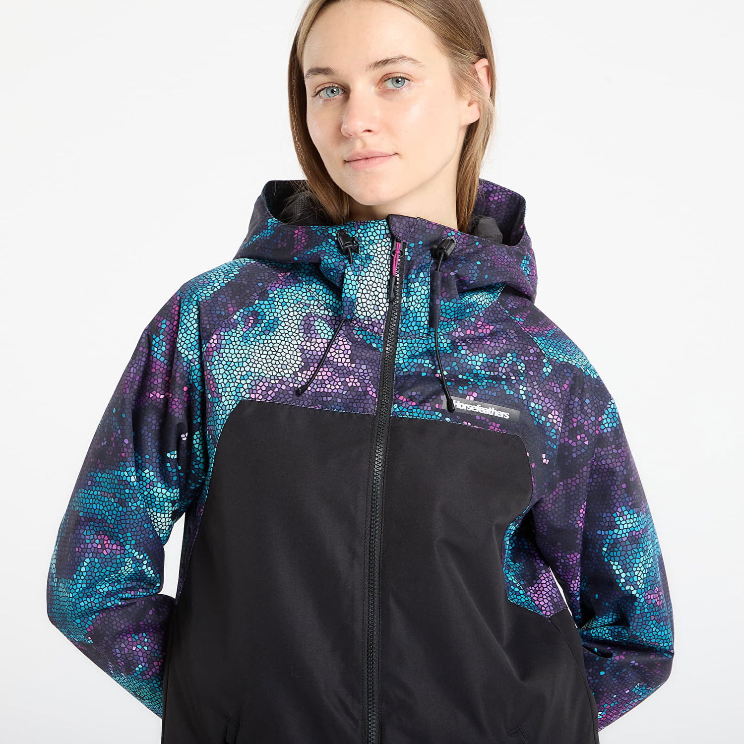 Яке Horsefeathers Tay Hooded Snow Jacket Mosaic Многоцветен | OW232A, 1