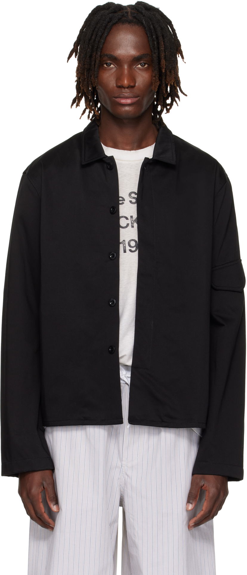 Яке Acne Studios Acne Studios Satin Jacket Черно | B90833-