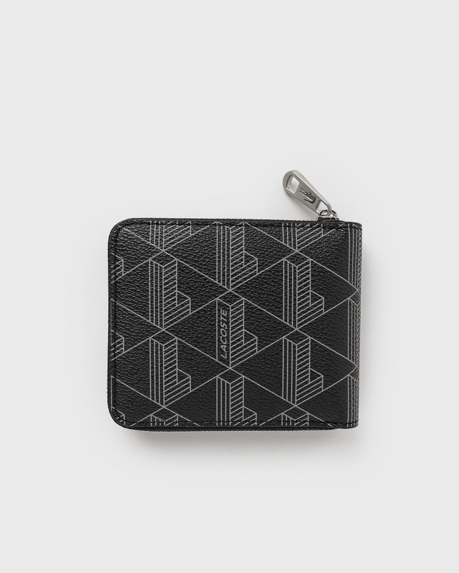 Портфейл Lacoste Compact Zip Wallet Черно | 3666354755361, 1