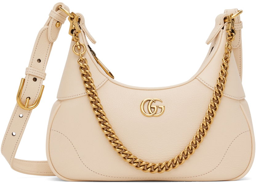 Чанта през рамо Gucci Small Aphrodite Shoulder Bag Бежово | 731817 AAA9F, 0