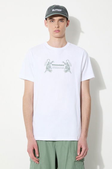 Тениска Maharishi Maharishi Double Tigers Miltype T-Shirt Бяло | 1305.WHITE, 0