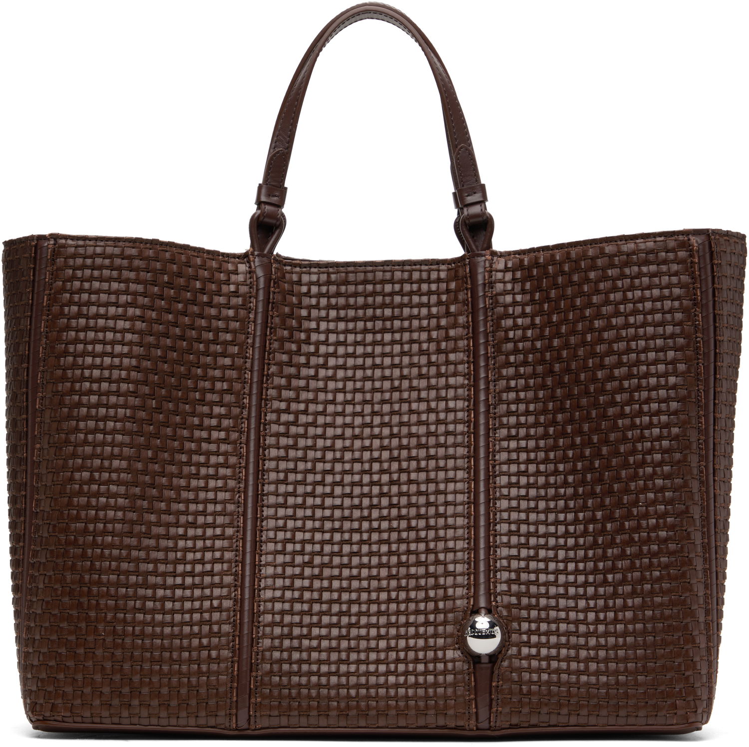 Голяма пазарска чанта Jacquemus Jacquemus La Croisière 'The Marino' Woven Tote Кафяво | 24H255BA426-3239, 0