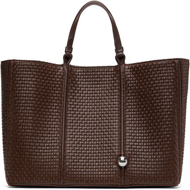 Голяма пазарска чанта Jacquemus Jacquemus La Croisière 'The Marino' Woven Tote Кафяво | 24H255BA426-3239, 0