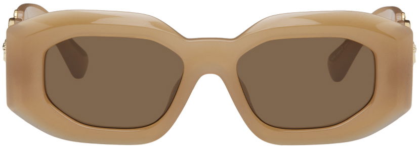 Слънчеви очила Versace Tan Maxi Medusa Biggie Sunglasses Бежово | 0VE4425U 8056262010662