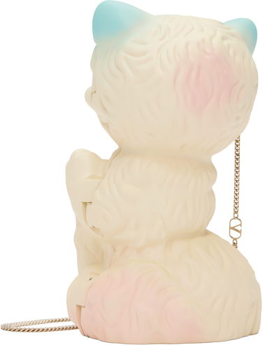 Дамска чанта Valentino Valentino Garavani Le Chat de La Maison Minaudiere Clutch Bag Бяло | 6W0B0R69WIY, 2