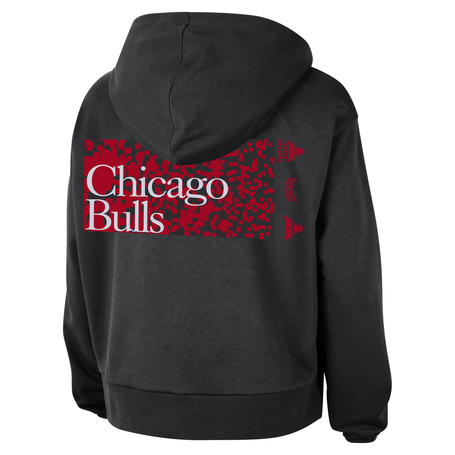 Суитчър Nike Dri-FIT NBA Chicago Bulls Standard Issue Hoodie Черно | FD8887-010, 1