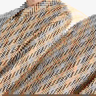 Риза Burberry Burberry Check Oxford Shirt, Size Medium Бежово | 8104072-B9368, 5