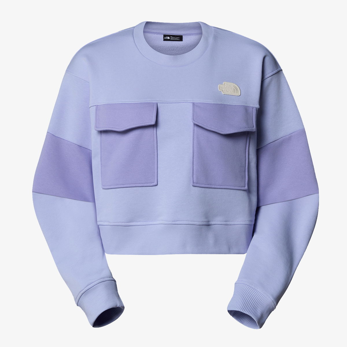Пуловер The North Face Oversized Cropped Crew Sweatshirt Лилаво | NF0A8C2C0VI1, 0
