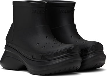 Кецове и обувки Balenciaga Balenciaga Crocs Edition Ankle Boots Черно | 815522 W1S8E, 3
