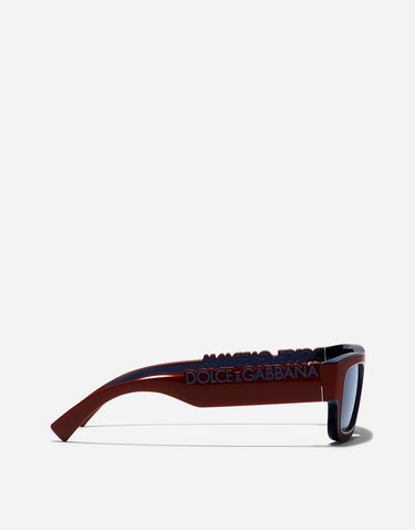Слънчеви очила Dolce & Gabbana Dg Logo Rectangular Frame Sunglasses Onesize Бургунди | VG601FVN6809V000, 2