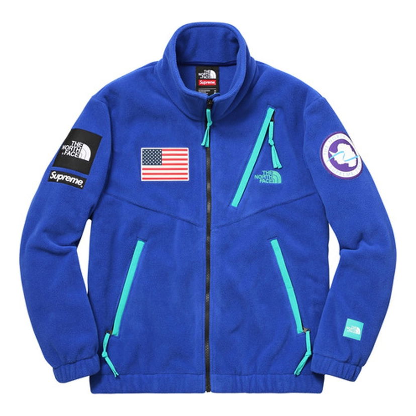 Яке Supreme The North Face Trans Antarctica Expedition Fleece Jacket Синьо | SUP-SS17-624