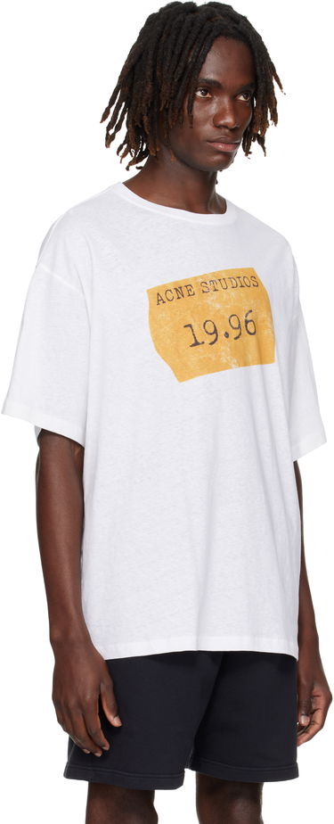 Тениска Acne Studios Acne Studios 1996 Logo T-Shirt Бяло | CL0355-, 4