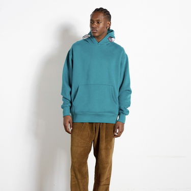Суитчър Pleasures Worms Hoodie Тюркоазено | P23F022-GREEN, 4